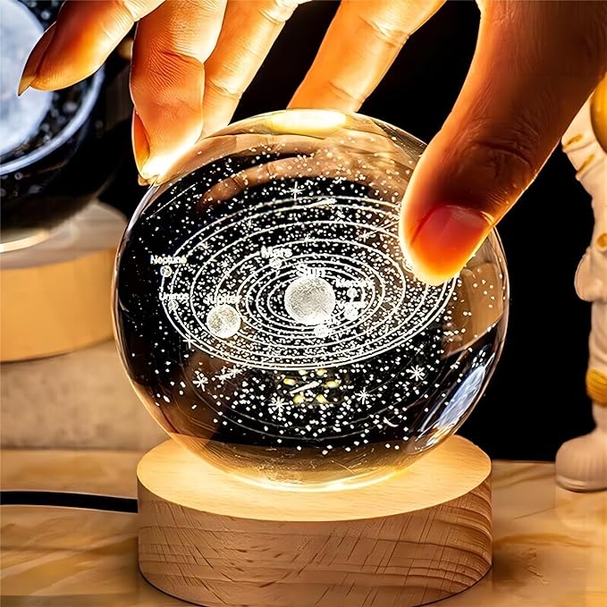 3D Crystal Ball Lamp - Arena Mart