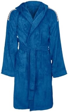 Arena Albornoz de Algodón Core Suave Unisex con Capucha y Bolsillos, Cómodo y Ligero para Hombres y Mujeres